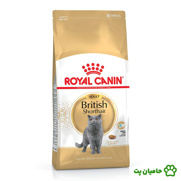 غذای گربه بریتیش ادالت رویال کنین Royal Canin British Adult وزن ۲ کیلوگرم