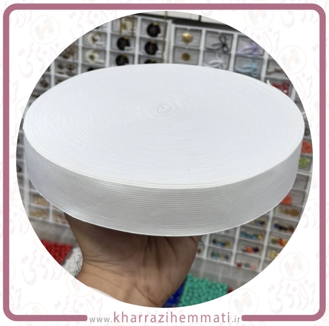 کش 4 سانت ایرانی سفید جنس تبریز وزن 1 کیلوی بسته حدود 40 متری (کپی)