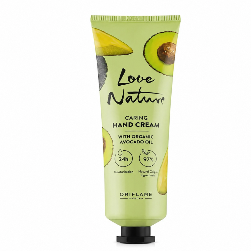 کرم مرطوبکننده و آبرسان قوی اوریف لیم مدل آووکادو LOVE NATURE Organic Avocado Oil حجم 75 میل