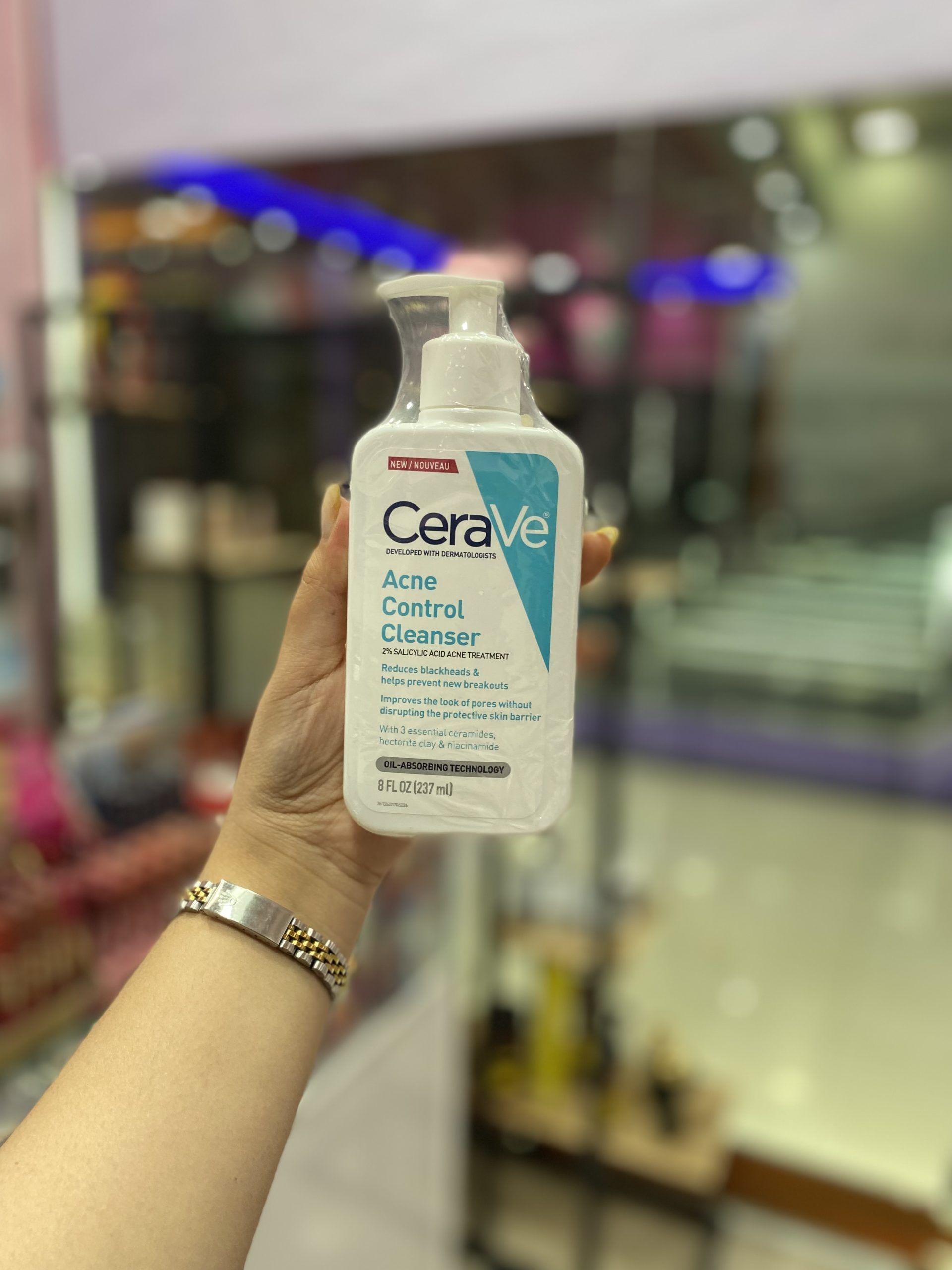 ژل شستشوی ضد جوش سراوی Acne Control Cleanser حجم ۲۳۶ میلیلیتر