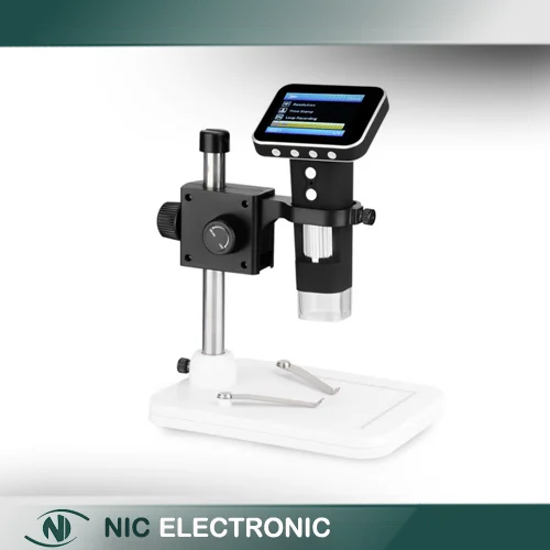 میکروسکوپ دیجیتال 500X HD Portabe Digital Microscope دارای نمایشگر 2.5 اینچی مدل HPS001