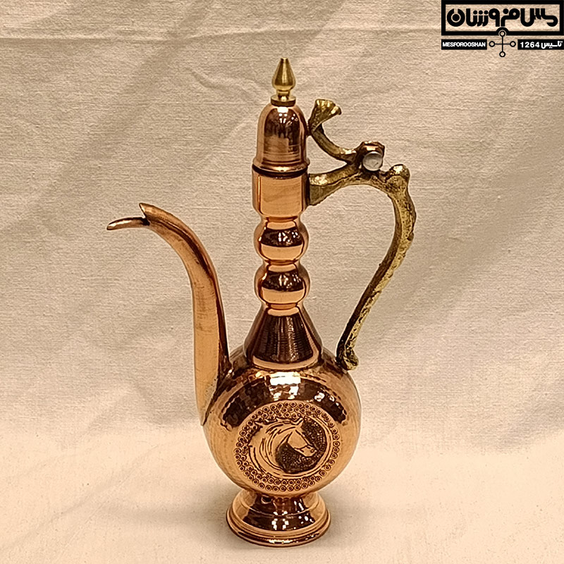 گلابپاش مسی دسته برنجی مدل اسب