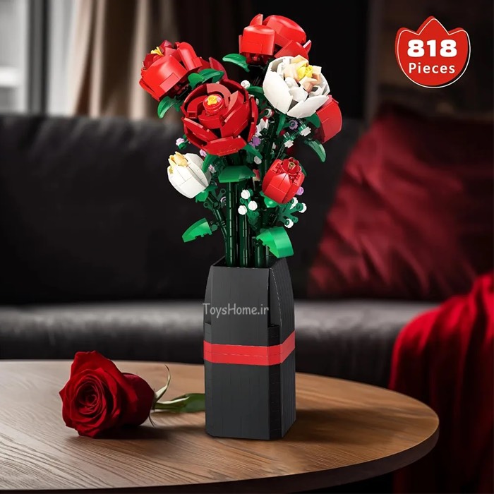 لگو‌ دسته گل رز 818 قطعه