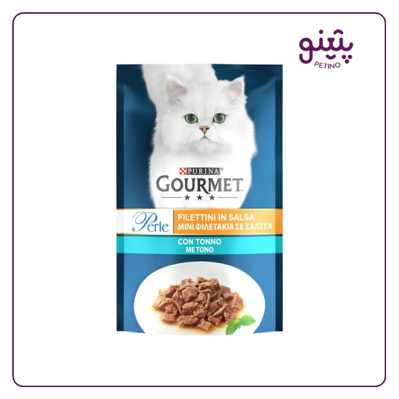 پوچ گربه گورمت با طعم ماهی تن