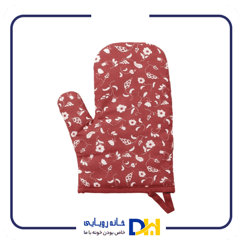 دستکش و دستگیره نسوز قرمز ایکیا INAMARIA