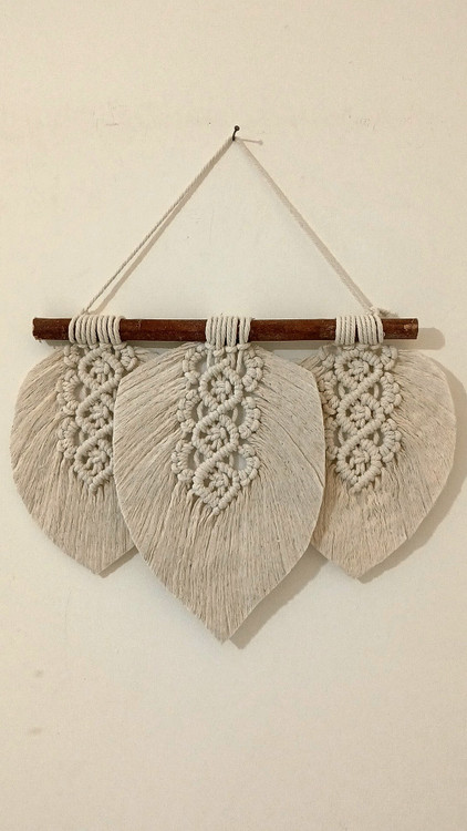 دیوارکوب مکرومه کد 311 برند گره چی و رنگ دلخواه