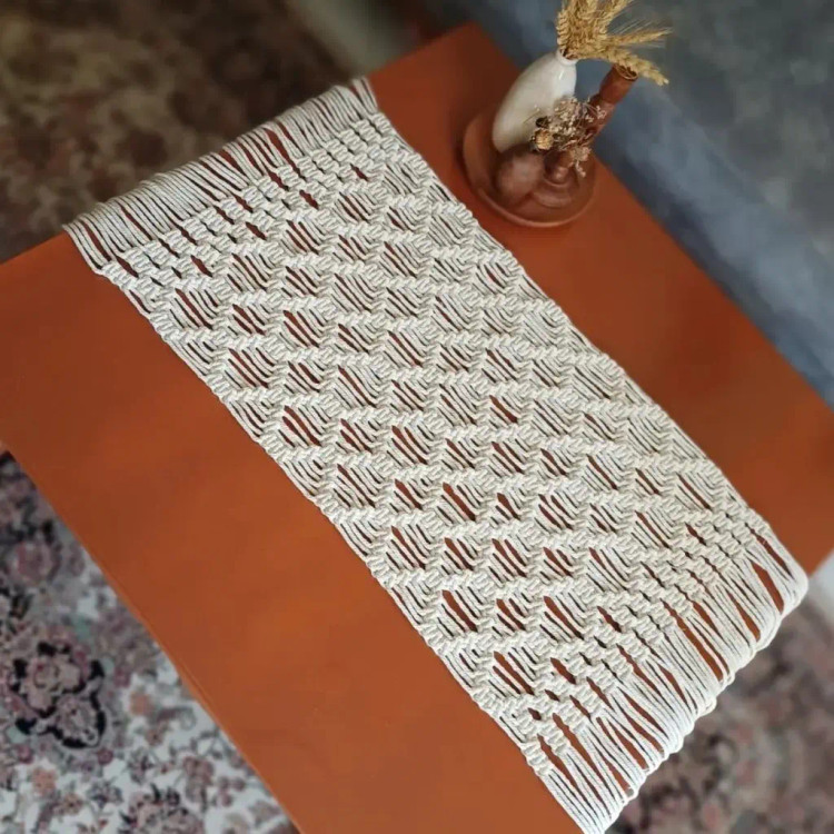 رانر مکرومه کد 111 برند گره چی و رنگ دلخواه