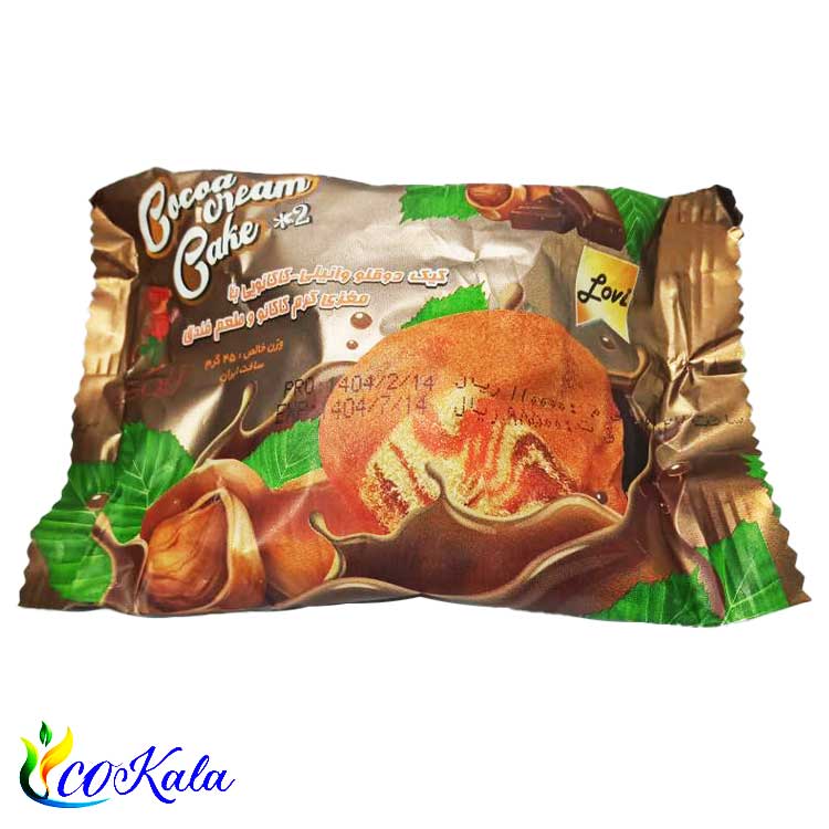 کیک دو رنگ لاوی 45 گرمی 36 عددی