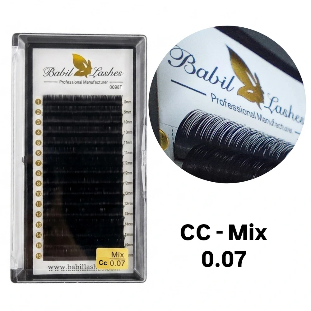 پالت مژه والیوم بابیل لش Babil Lash CC MIX 0.07