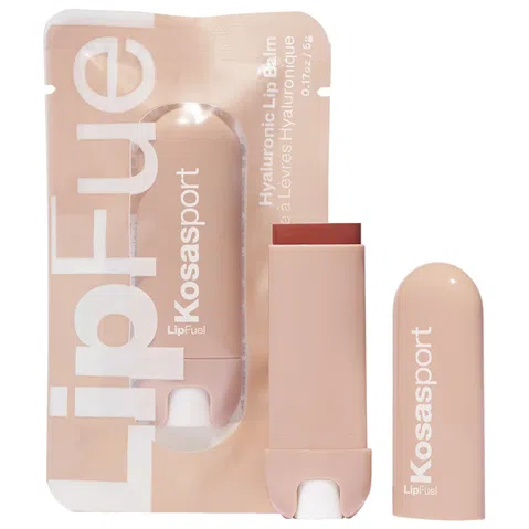 بالم لب LipFuel حاوی هیالورونیک اسید کوزس | Kosasport LipFuel Hyaluronic Acid Lip Balm - Flow - warm beige