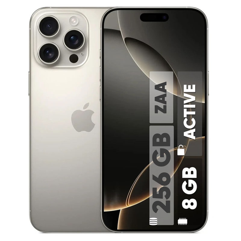 گوشی موبایل اپل iPhone 16 Pro Max دو سیم کارت ظرفیت 256 گیگابایت و رم 8 گیگابایت (ZAA) - نات اکتیو