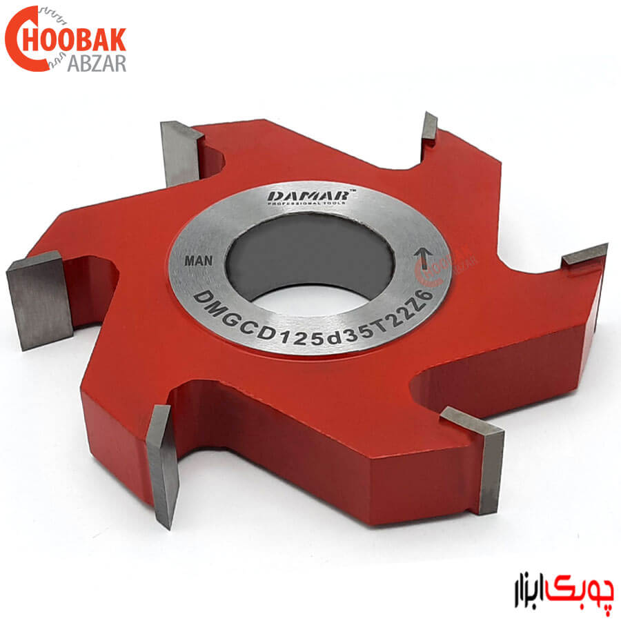 توپی شیارزن 22 میلیمتر 6 پر دامار کد DMGCD125D35T22Z6