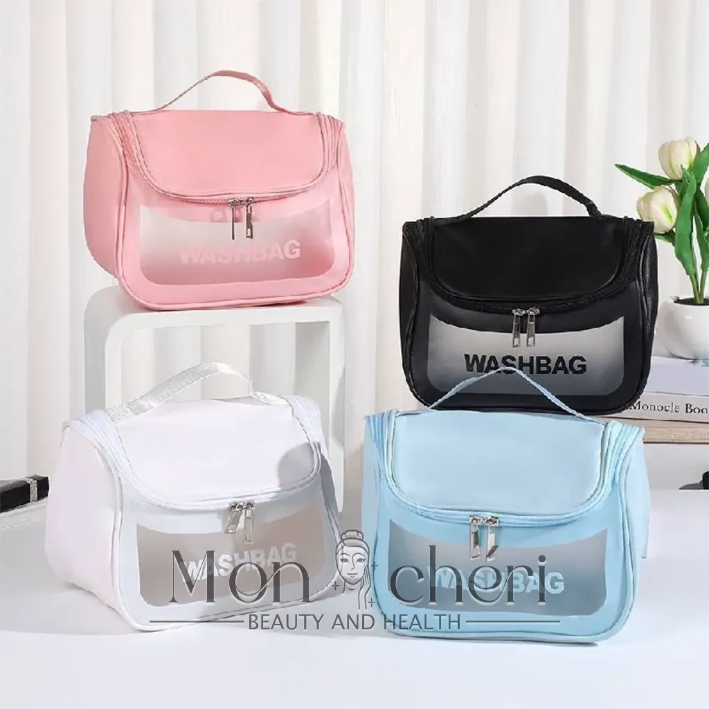 کیف لوازم آرایشی واش بگ مدل صندوقی Washbag