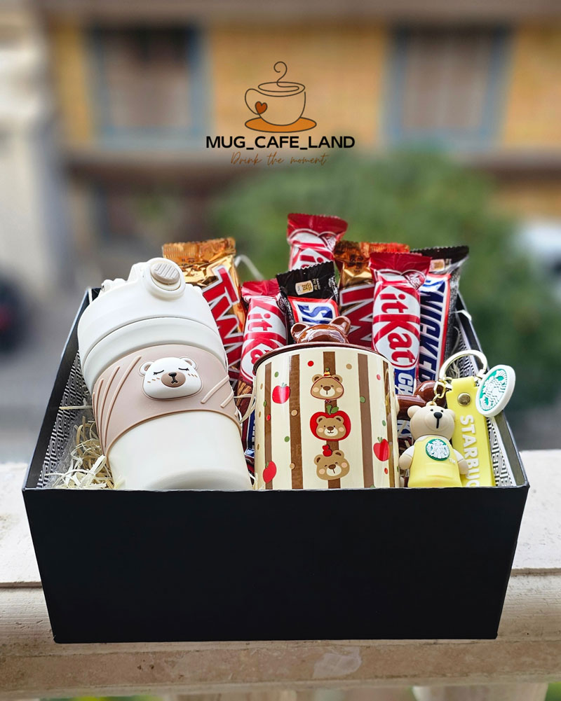 باکس هدیه طرح تدی کد 11333