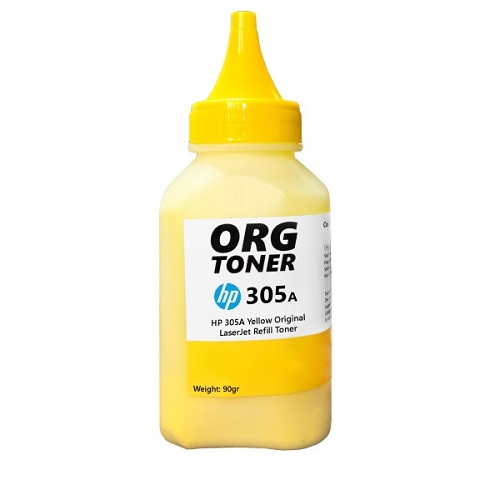تونر شارژ 90g کارتریج اچ پی 305A زرد Toner HP 305A Cartridge yellow