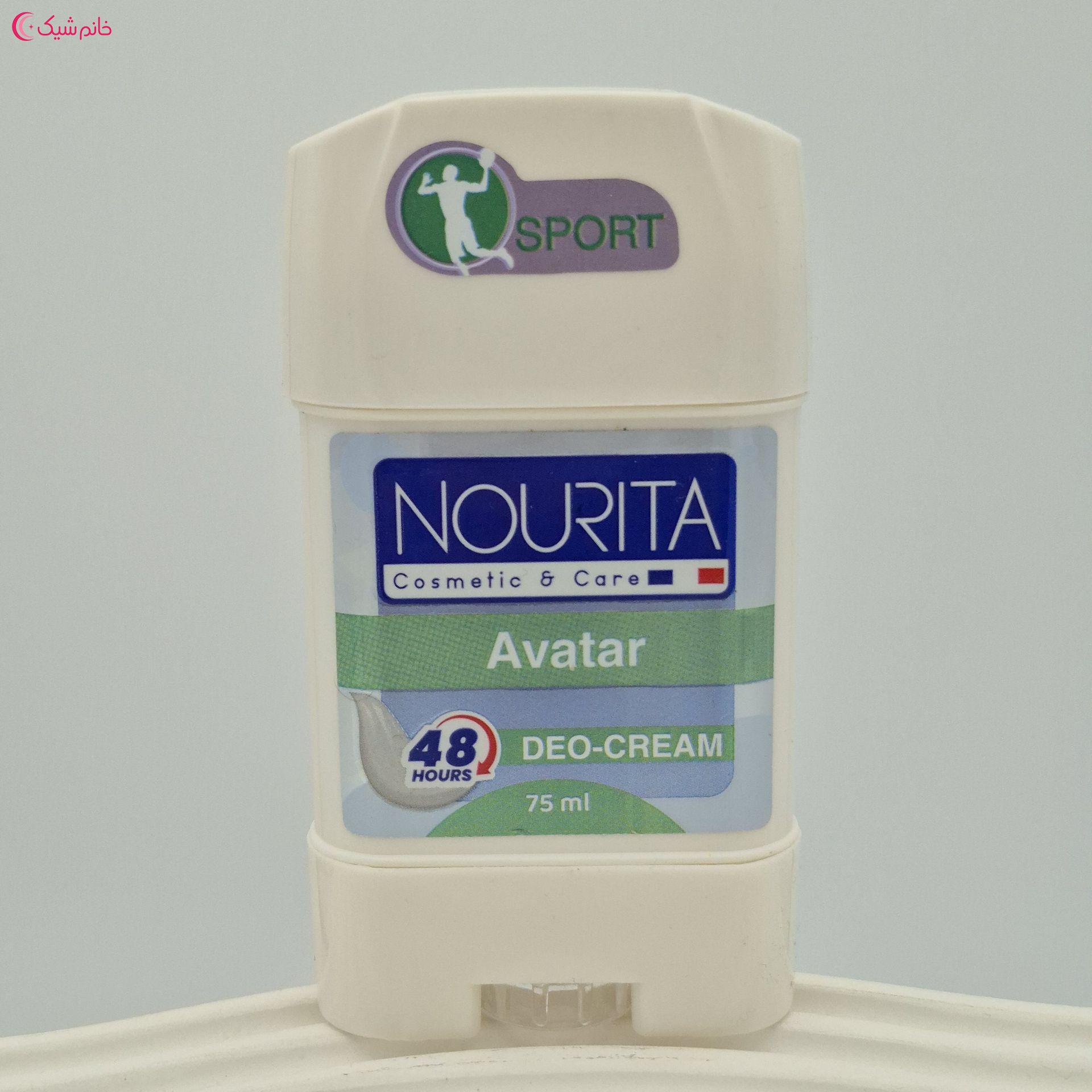 استیک کرمی خوشبو کننده بدن اسپرت نوریتا مدل Avatar حجم 75 میلی لیتر