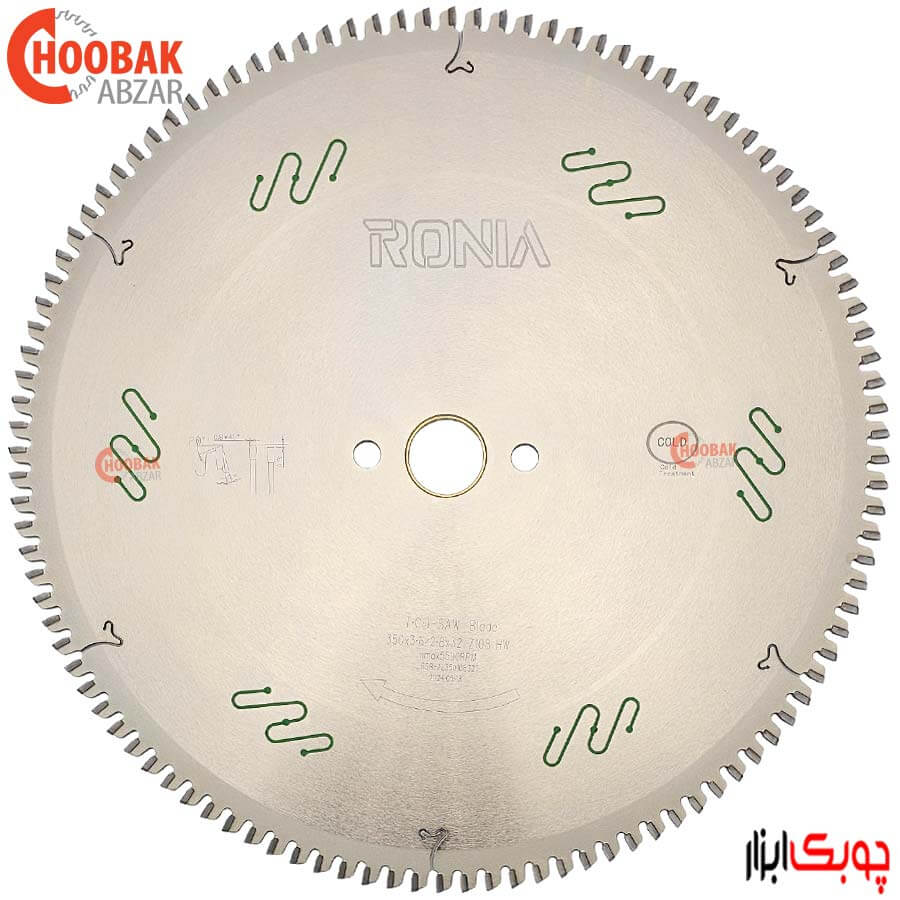 تیغ اره الماس آلومینیوم بر 350*108 رونیا کد RSB-AL35010832T