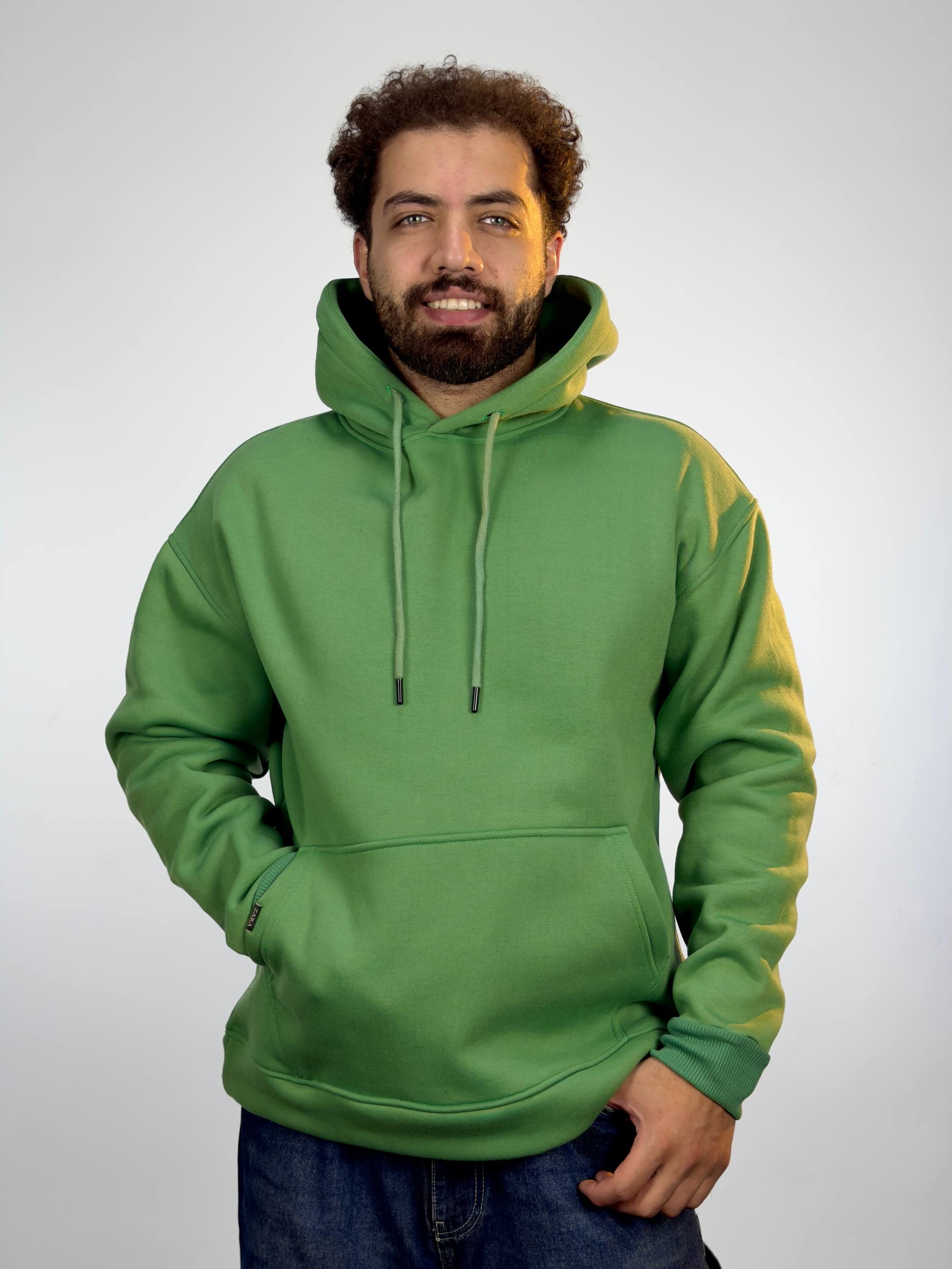 هودی ساده - سبز, Free Size