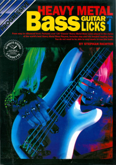 Stephen Richter - Progressive Heavy Metal Bass Guitar Licks Vol.1