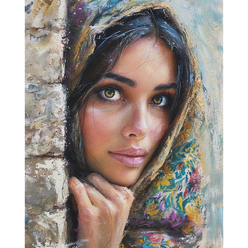 تابلو نقاشی الماسی بزرگسال کد 4176
