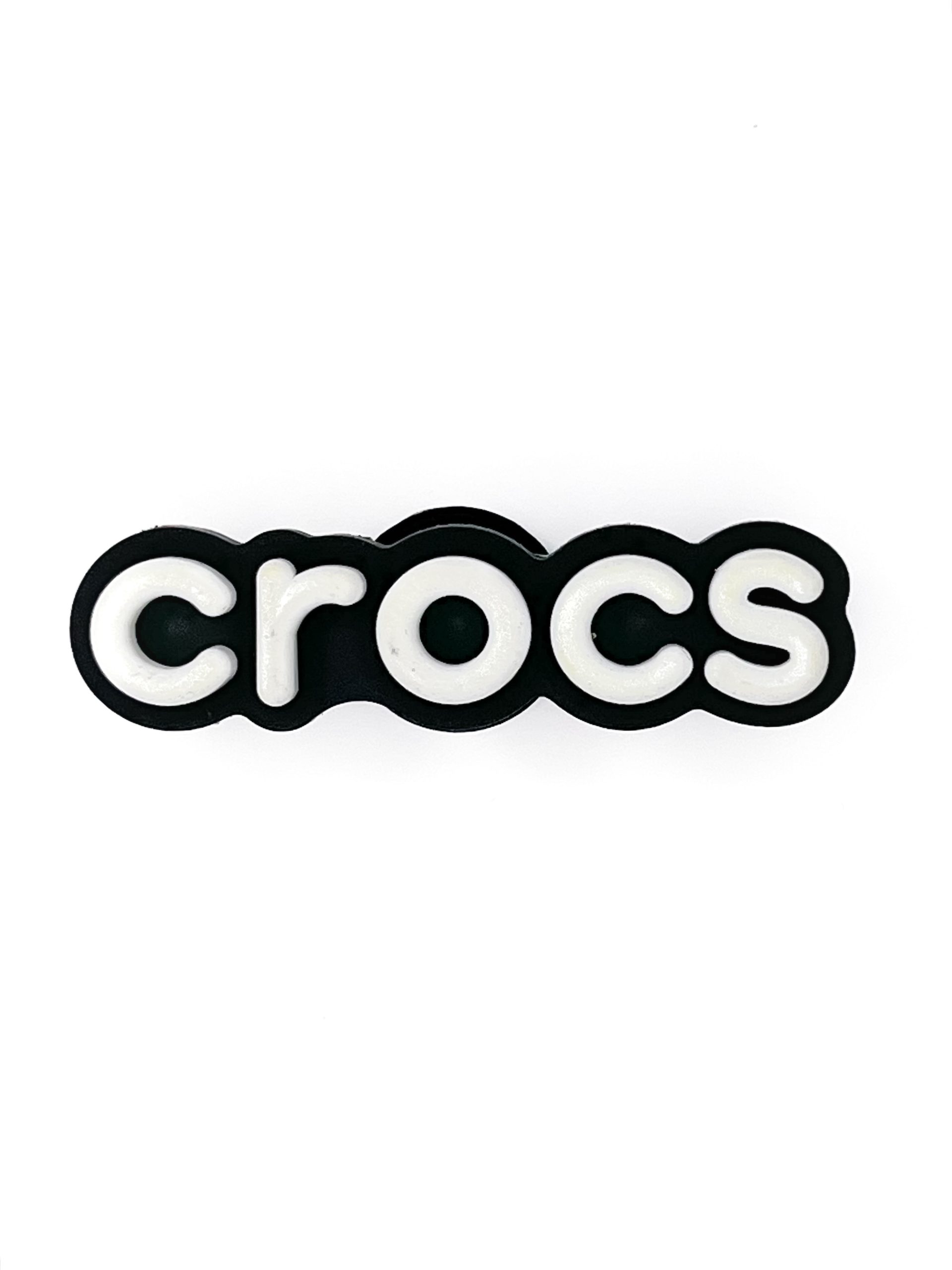 جیبیتز اورجینال نوشته crocs سفید مشکی