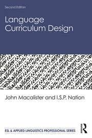 Language Curriculum Design 2nd