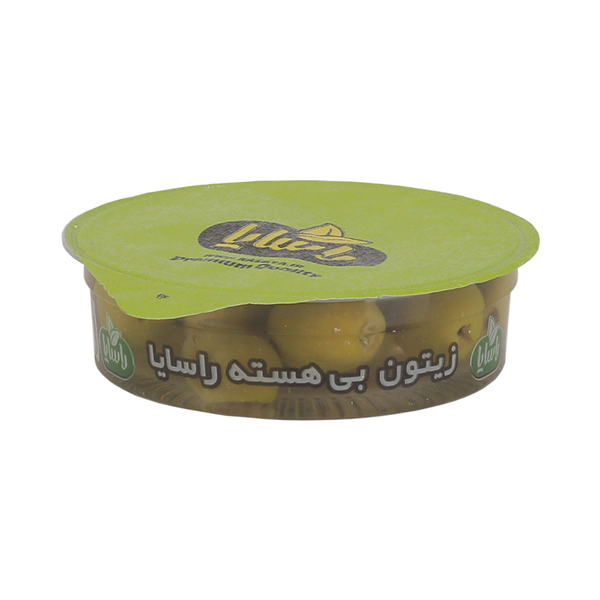 زیتون شور بدون هسته تک نفره 75 گرمی (کارتن 40تایی)