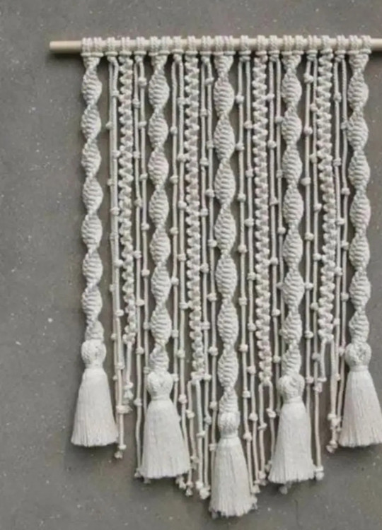 دیوارکوب مکرومه کد 152 برند گره چی و رنگ دلخواه