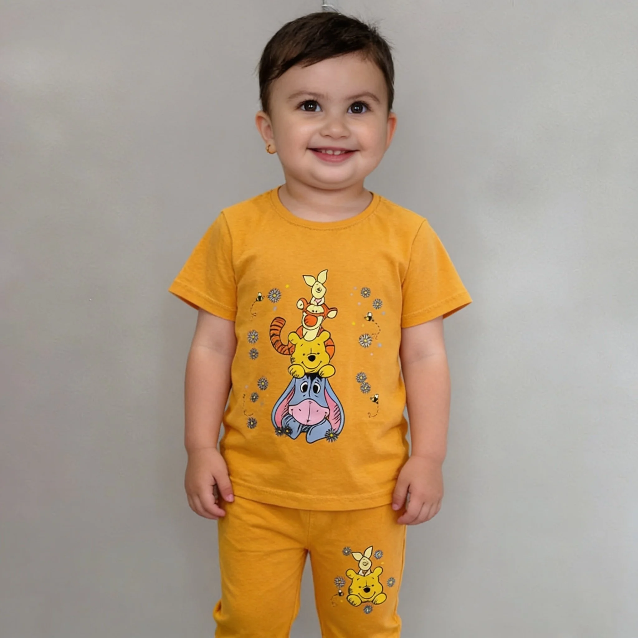 تیشرت ساپورت طرح خرس پو ببری کد 757