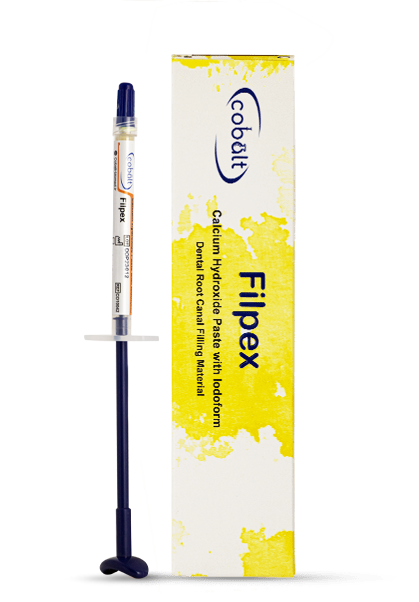 خمیر کلسیم هیدروکساید دارای یدوفرم متاپکس کبالت Cobalt Filpex