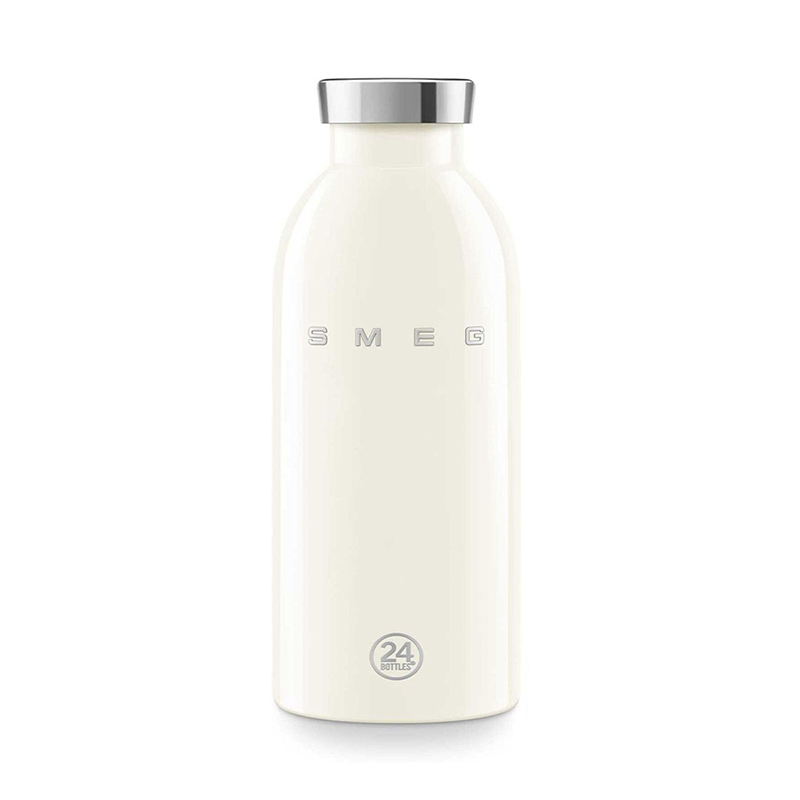 بطری 500 میل اسمگ Smeg مدل Clima Bottle رنگ سفید شیری