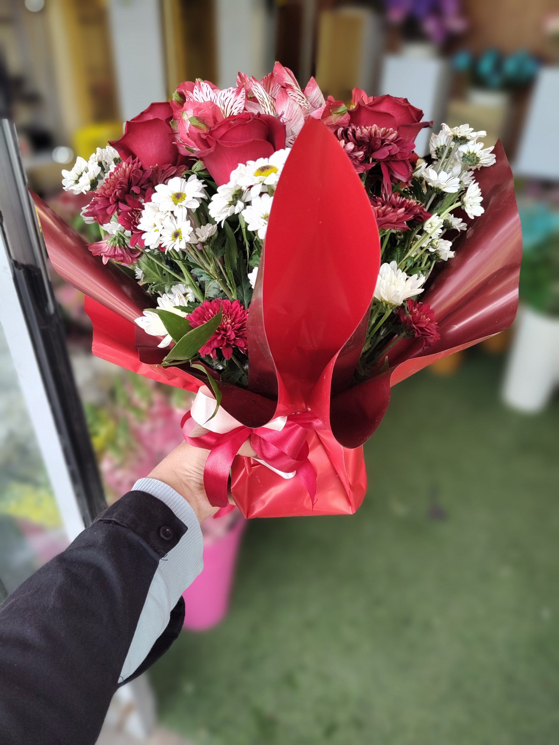 باکس گل کاغذی تم قرمز - اصفهان