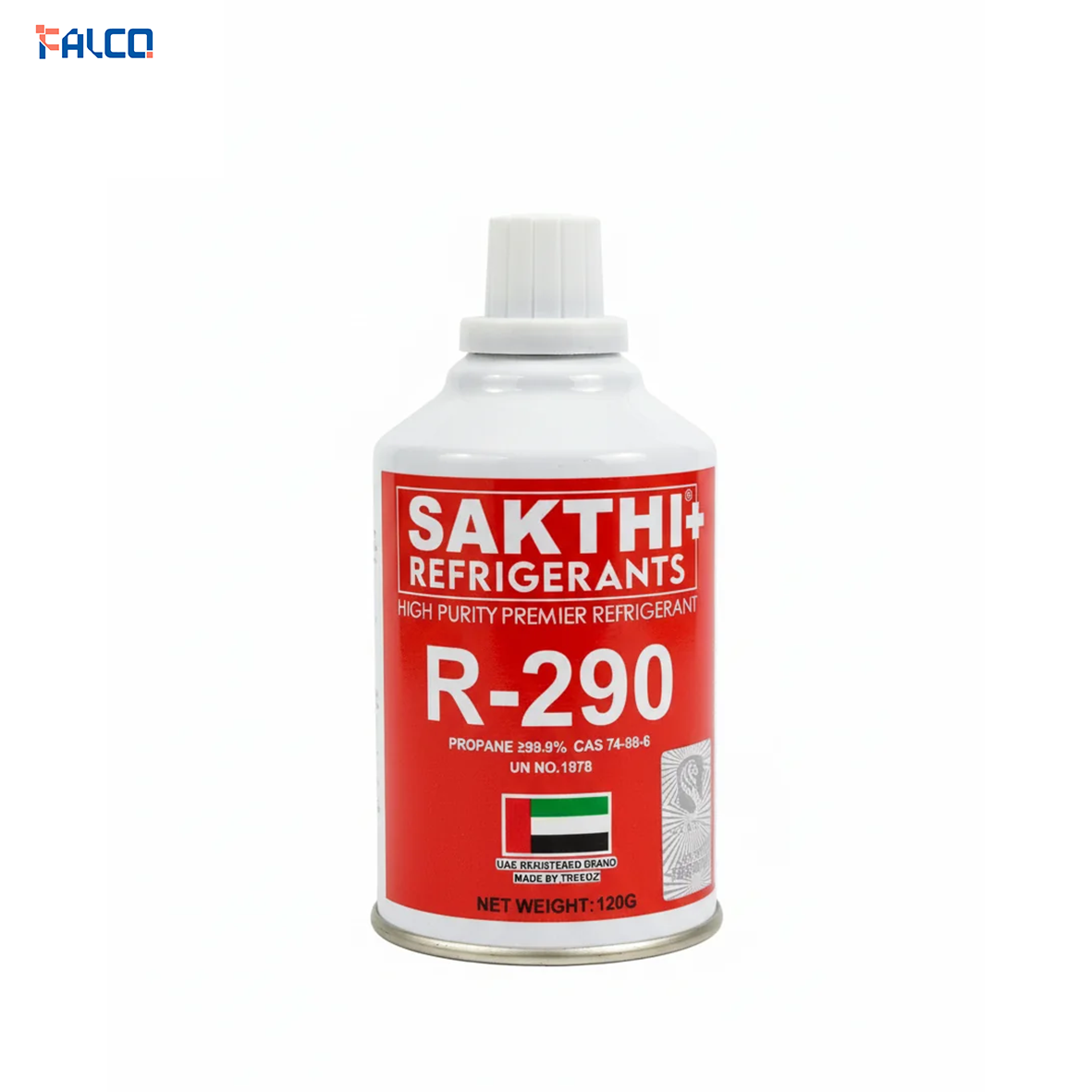 گاز R-290 برند شاکتی وزن 120G خالص