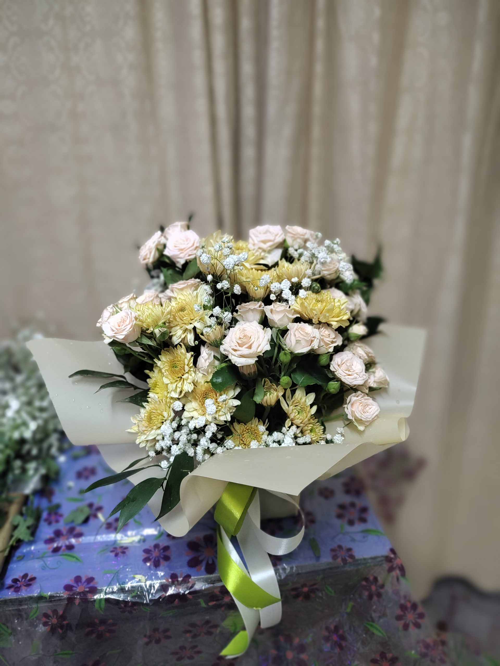باکس گل طبیعی تم نباتی - اصفهان