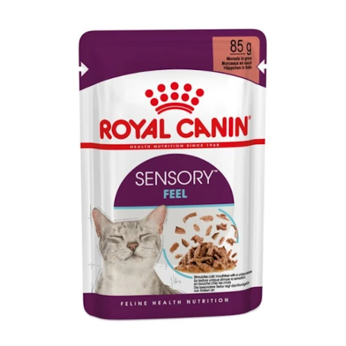 پوچ گربه رویال کنین مدل SENSORY FEEL وزن 85 گرم