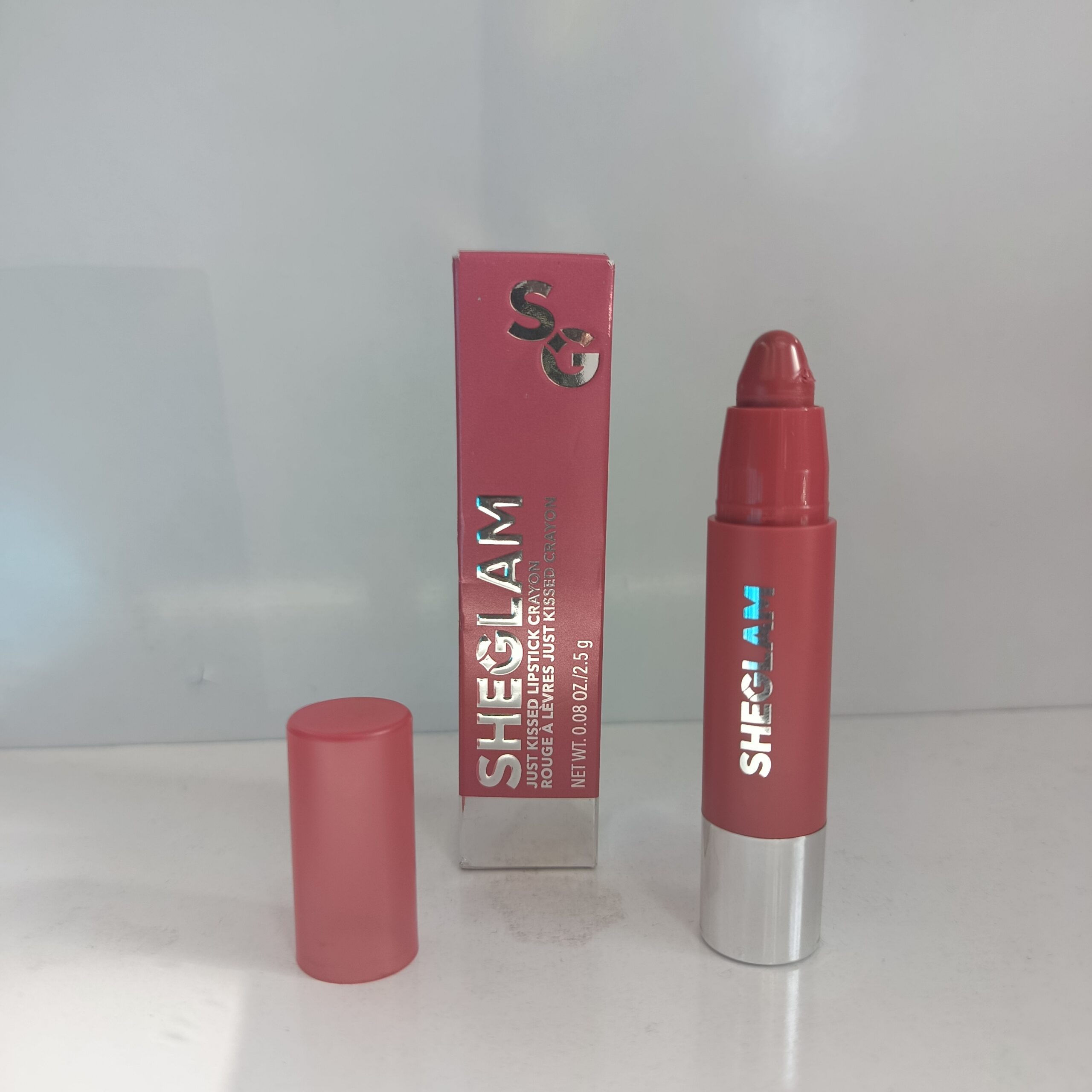 رژ لب جامد شیگلم مدل Just Kissed Crayon رنگ Shortcake