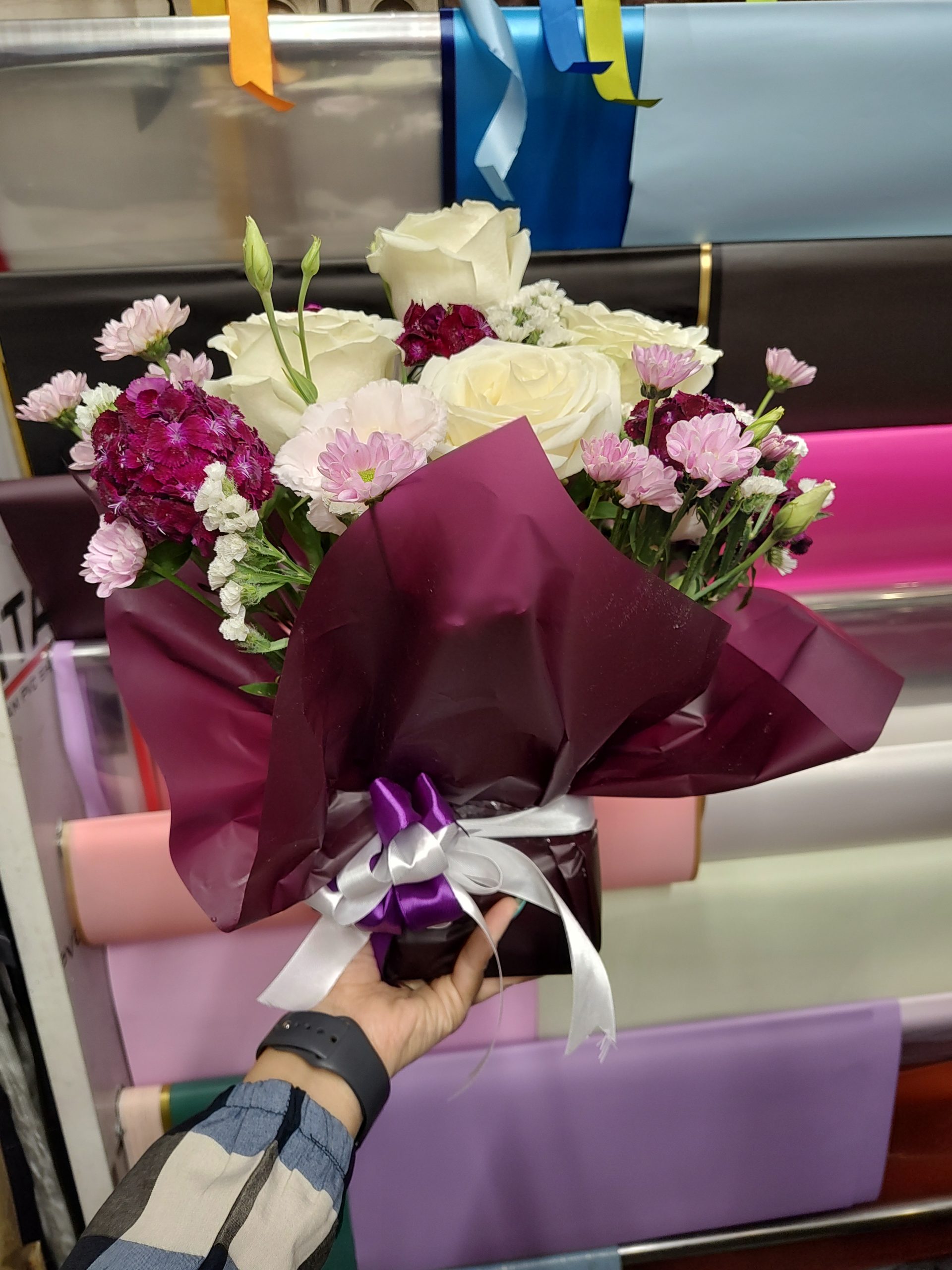 خرید باکس گل کاغذی تم جذاب در اصفهان