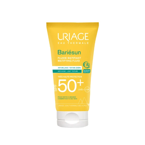 کرم ضد آفتاب بدون رنگ اوریاژ SPF 50 مدل MATIFYING مناسب پوستهای چرب