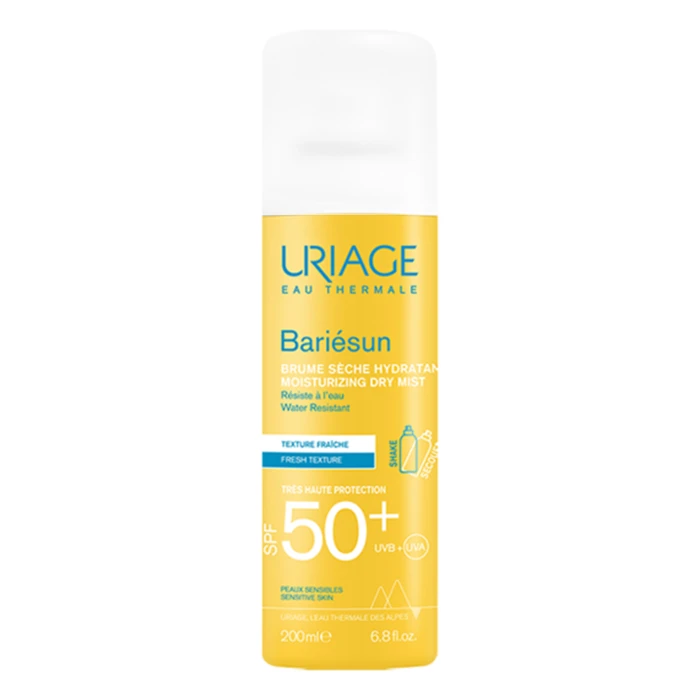 اسپری ضد آفتاب بدون رنگ اوریاژ SPF 50 مدل Bariesun مناسب پوستهای حساس