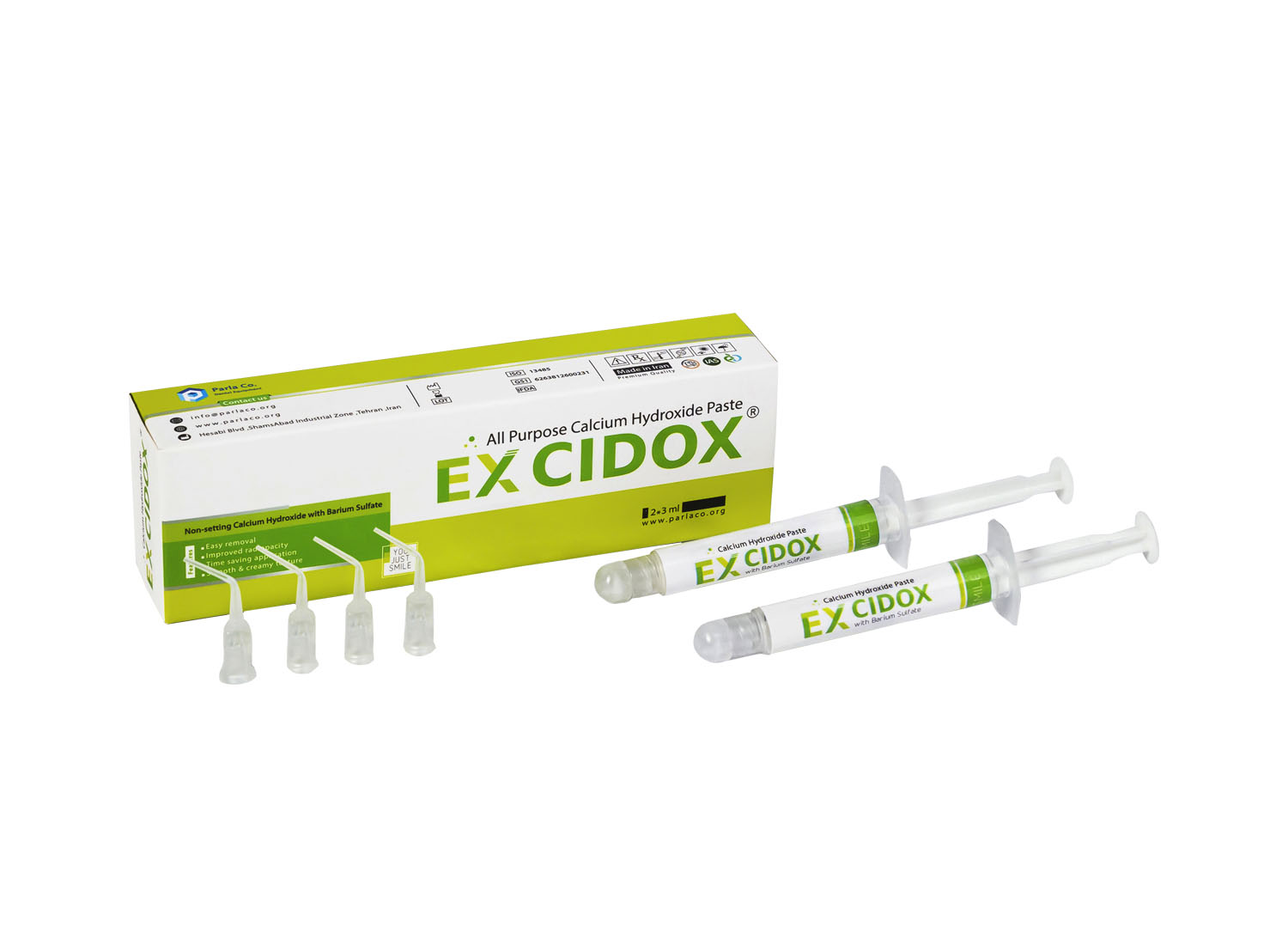 خمیر کلسیم هیدروکسید EX CIDOX پارلا