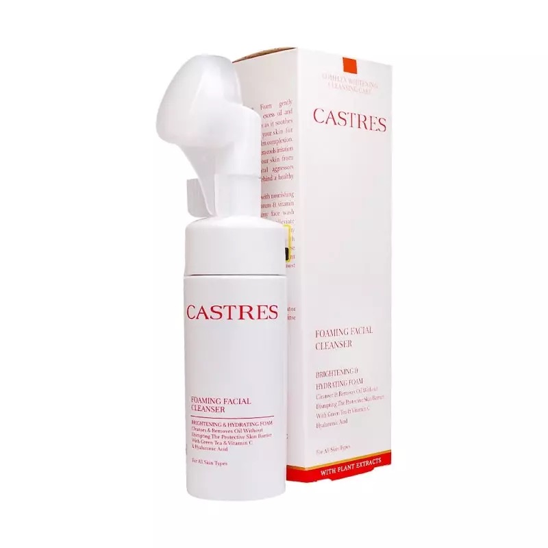 فوم پاک کننده و روشن کننده صورت Castres