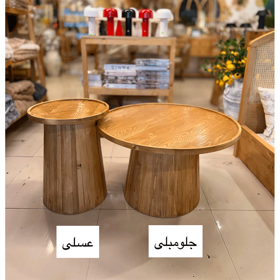 جلومبلی چوبی مدل قارچی