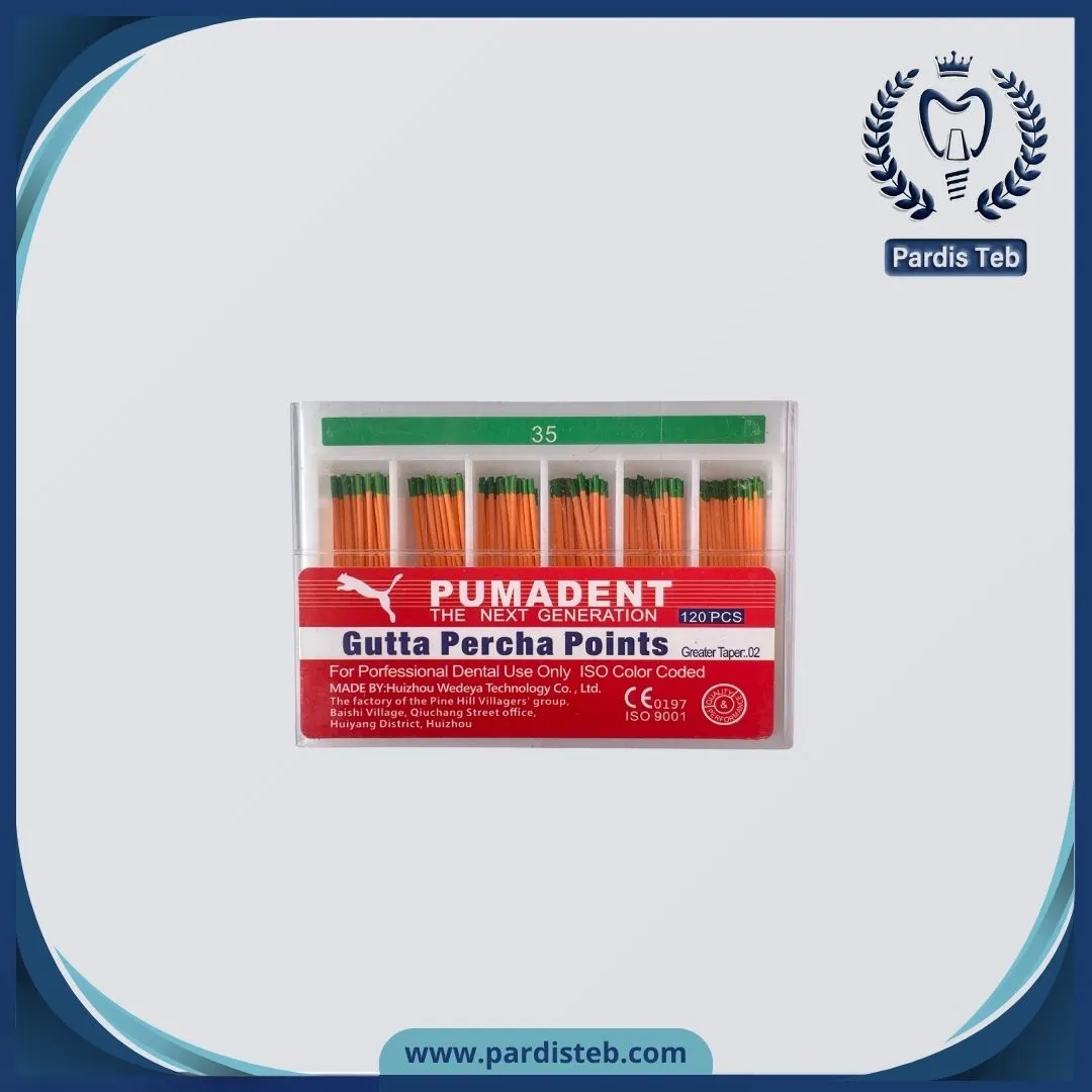 گوتا پرکا 4% پومادنت Pumadent Gutta Percha