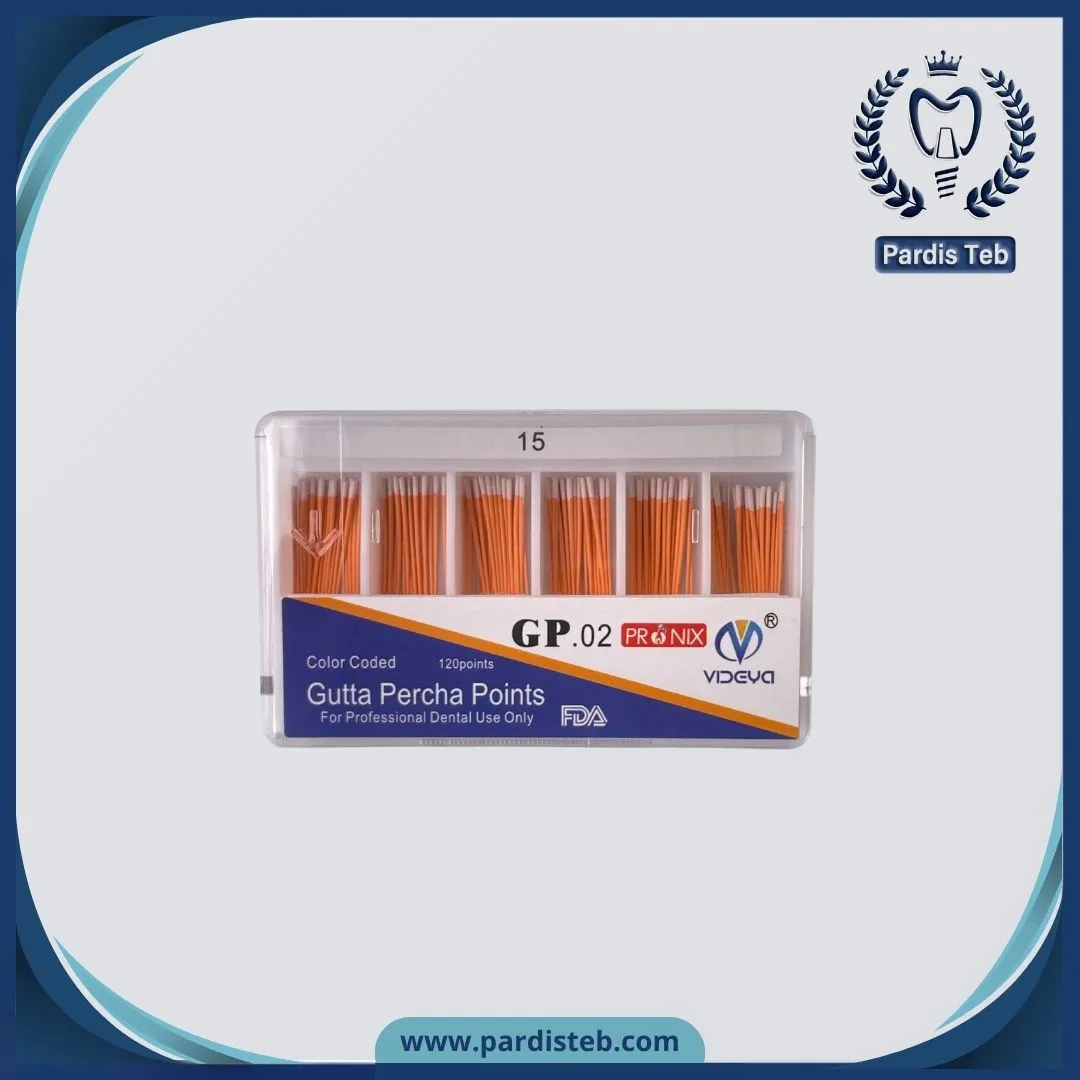 گوتا پرکا 2% پرونیکس Pronix Gutta Percha Points