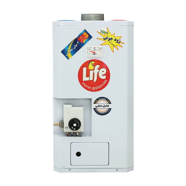 آبگرمکن ۳۰ لیتری گازی زودجوش لایف(گارانتی رسمی لایف)