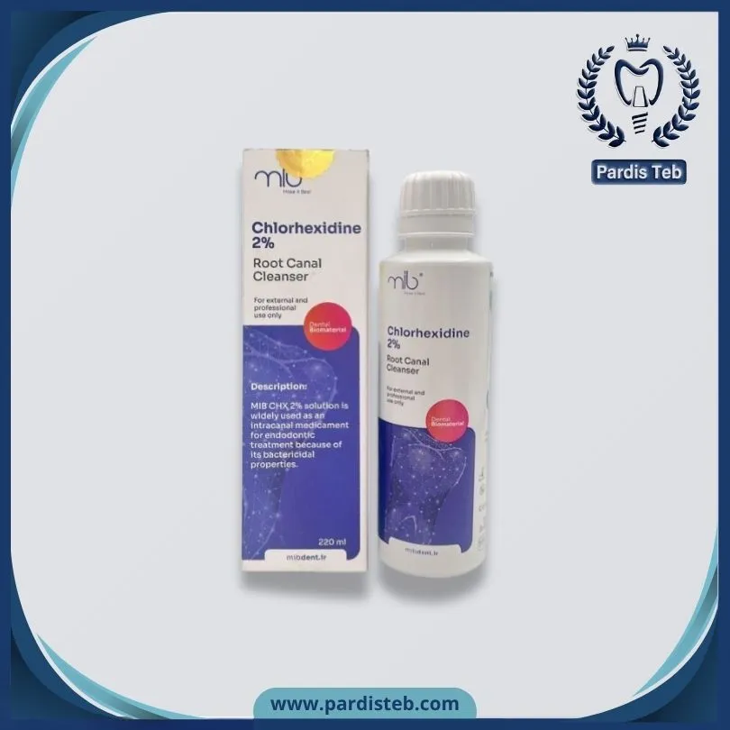 محلول کلرهگزیدین 2% ام ای بیMIB Root Canal Cleanser