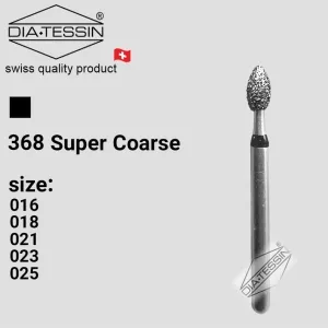 SG 368 فرز الماسه شعله شمعی مشکی تراش (super coarse)