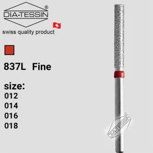 F 837L فرز الماسه فیشور بلند قرمز پرداخت (fine)