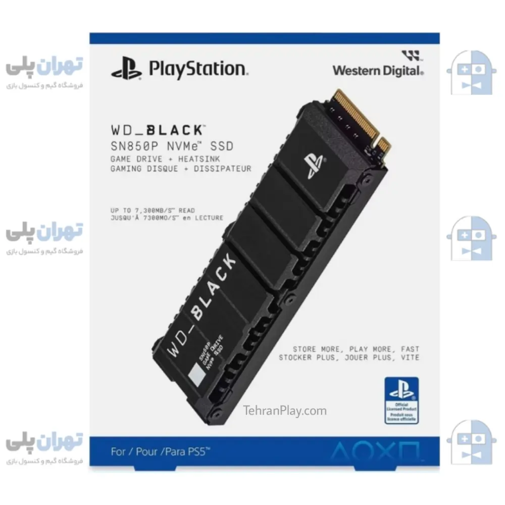 حافظه اس اس دی WD Black SN850 - 1TB برای PS5