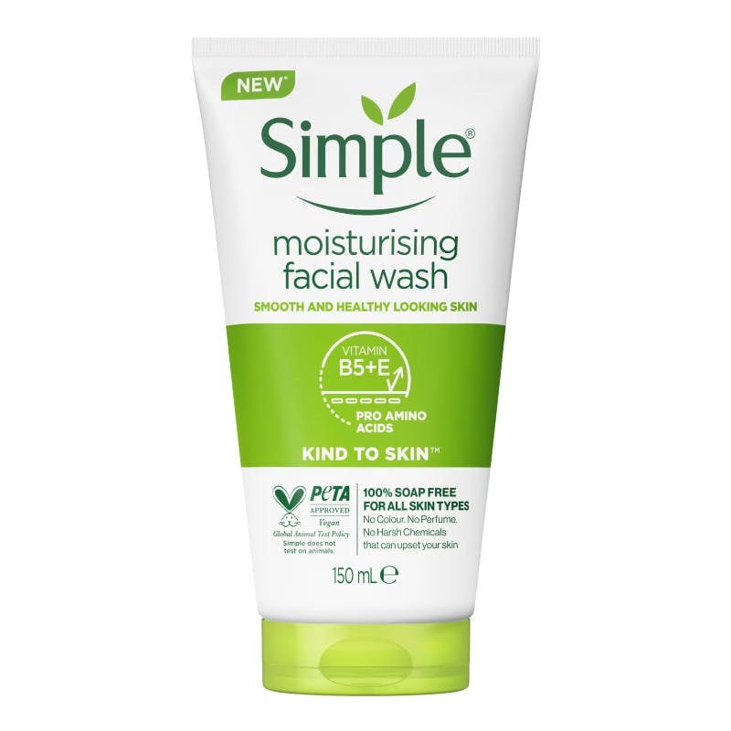 ژل شوینده سیمپل انواع پوست با آبرسانی و مرطوب کننده (اصل ) 150 میل
